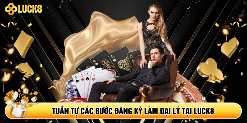 Tuần tự các bước đăng ký làm đại lý tại Luck8